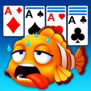 Логотип Пасьянс Косынка с Рыбками на Андроид