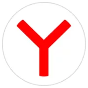 Логотип Браузер Яндекс с Алисой, поиском, погодой
