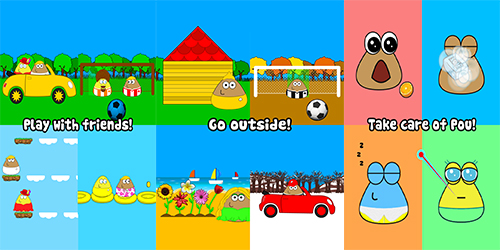 Pou game for Android