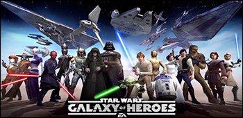 Постер Star Wars: Galaxy of Heroes (God Mode, Always Turn)