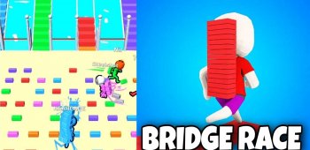 Bridge Race (взлом, много денег)