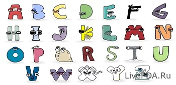 Coloring Alphabet Lore 