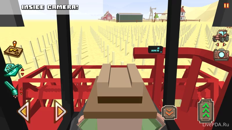 Скриншот для приложения Blocky Farm Racing & Simulator for Android №2