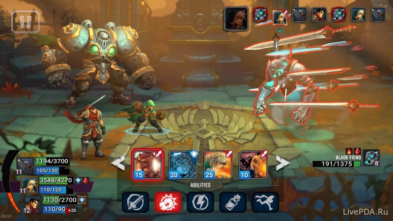 Скриншот для приложения Battle Chasers: Nightwar for Android №5