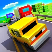 Логотип Blocky Highway: Traffic Racing