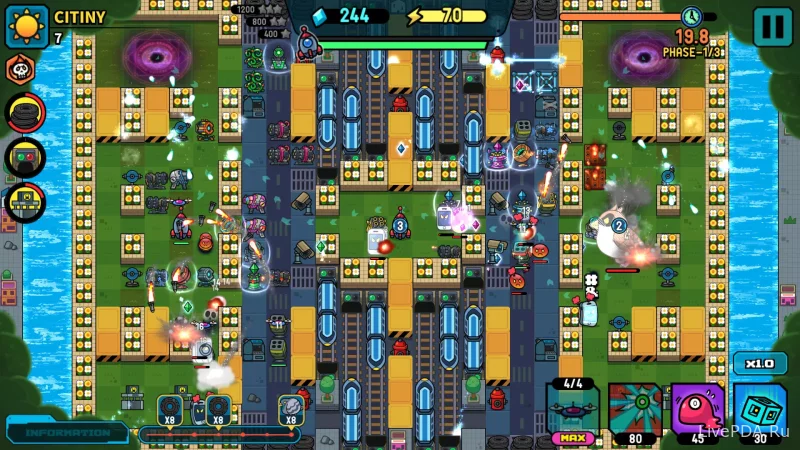 Скриншот для приложения Broken Universe: Tower Defense №4