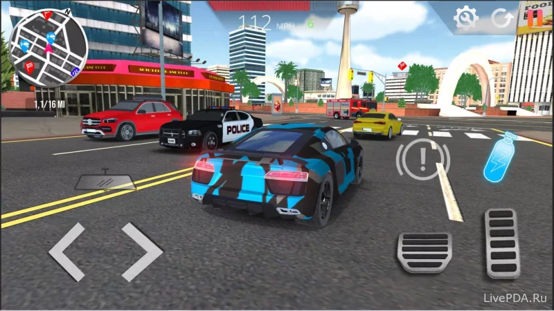 Скриншот для приложения Racing Car Simulator for Android №1