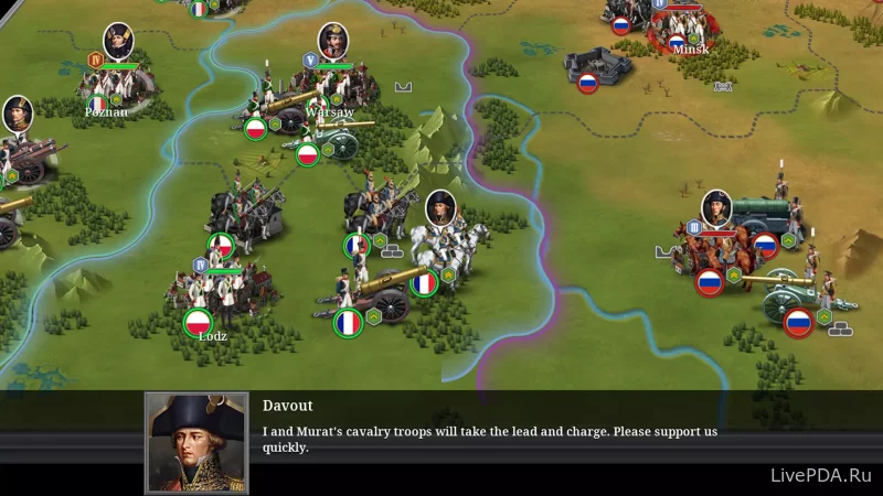 Скриншот для приложения European War 6: 1804 Napoleon for Android №2