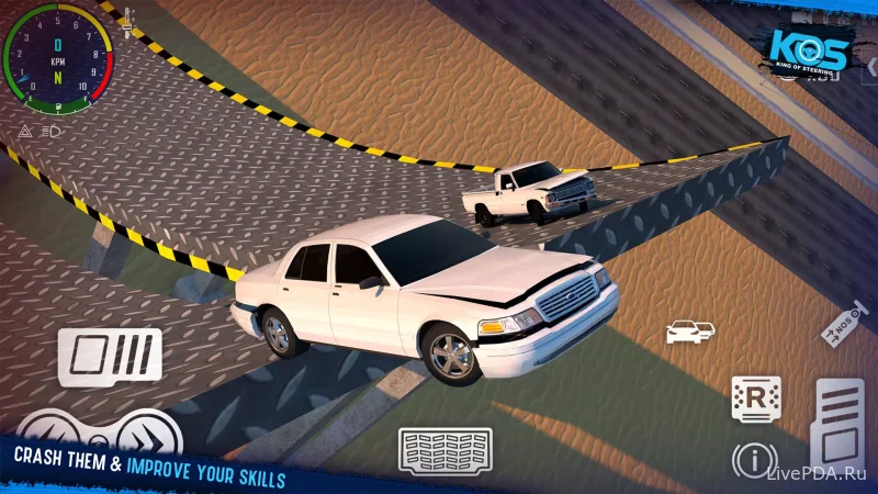 Скриншот для приложения King of Steering - KOS Drift for Android №3