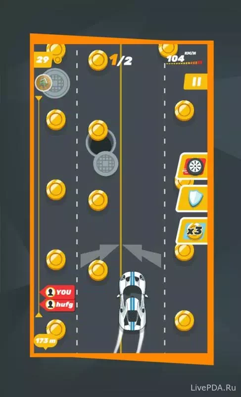 Скриншот для приложения Car Racing Online for Android №3