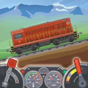 Логотип Train Simulator: поезд игра 2D