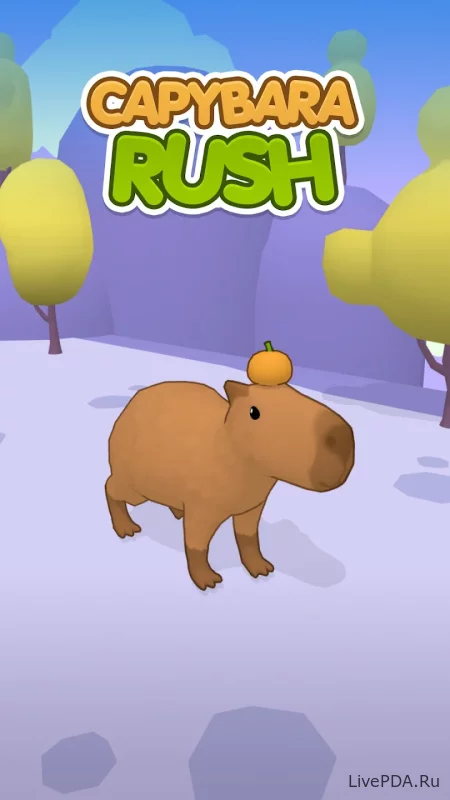 Скриншот для приложения Capybara Rush for Android №1