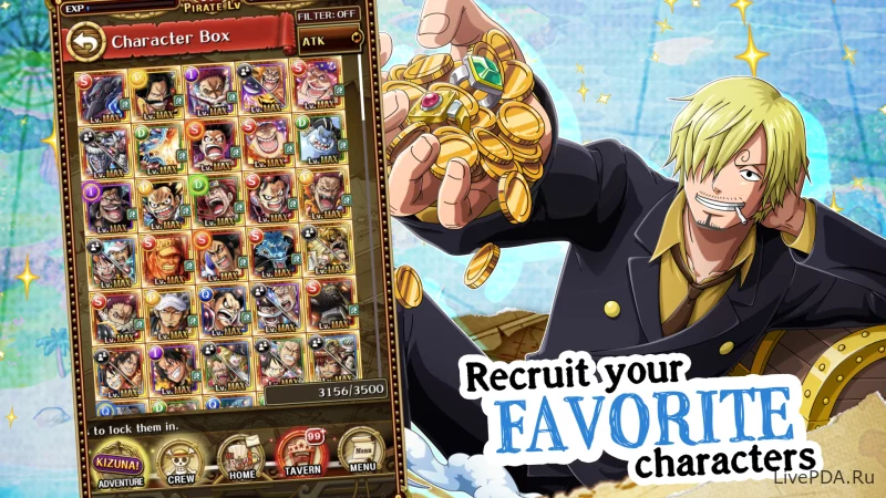 Скриншот для приложения ONE PIECE TREASURE CRUISE №1