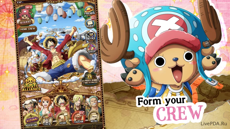 Скриншот для приложения ONE PIECE TREASURE CRUISE №2