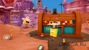 Скриншот №1 SpongCeBob SquarePants: The Cosmic Shake выйдет на смартфоны