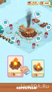 Скриншот №2 Icy Village: Tycoon Survival - построй поселение среди снегов