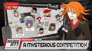 Скриншот №1 Methods: Detective Competition - визуальная новелла