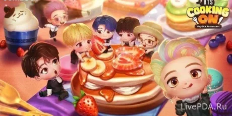 BTS - Cooking On: TinyTAN Restaurant с участниками группы BTS