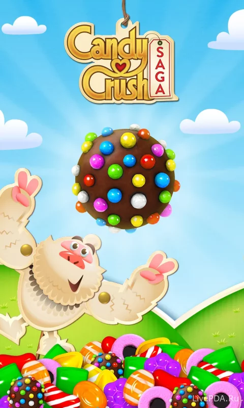 Скриншот для приложения Candy Crush Saga №1