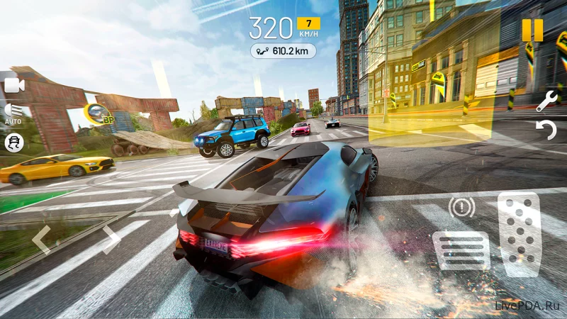 Скриншот для приложения Extreme Car Driving Simulator for Android №2