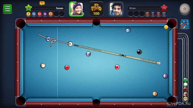 Скриншот для приложения 8 Ball Pool №1