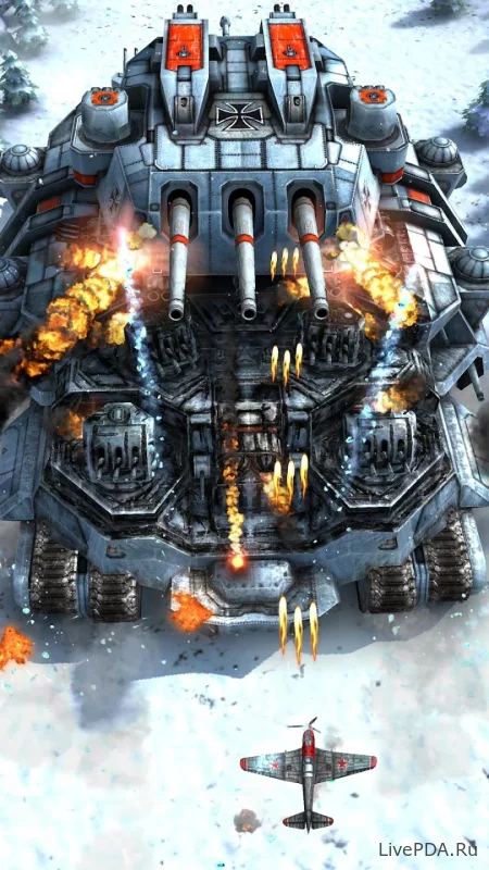 Скриншот для приложения AirAttack 2 - Airplane Shooter for Android №2