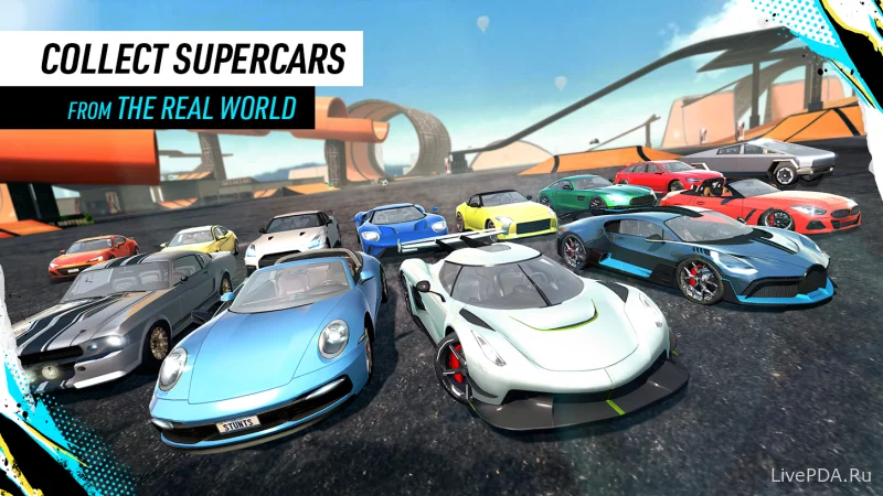 Скриншот для приложения Car Stunt Races: Mega Ramps for Android №5