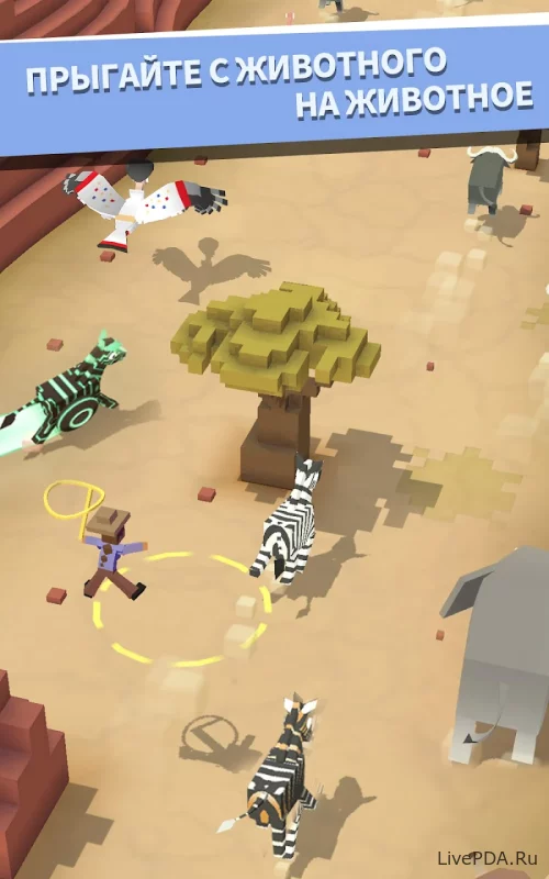 Скриншот для приложения Wild Rodeo: Zoo for Android №4