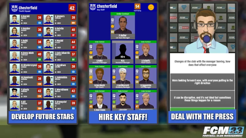 Скриншот для приложения Football Club Management 2023 №4