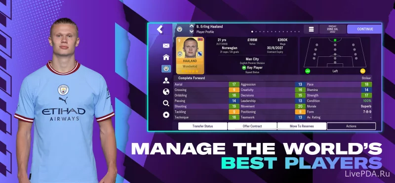 Скриншот для приложения Football Manager 2023 Mobile for Android №1