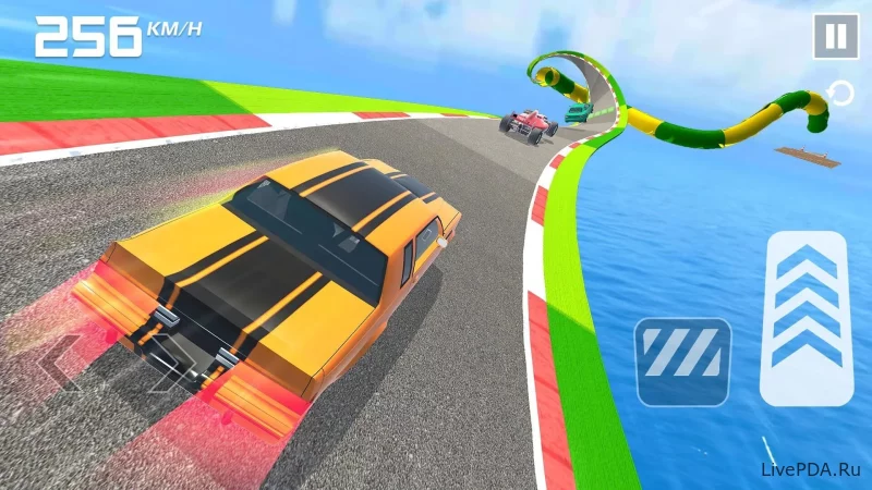 Скриншот для приложения GT Car Stunt Master 3D for Android №4