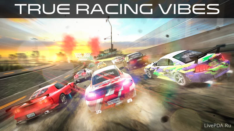 Скриншот для приложения Hard Racing for Android №1