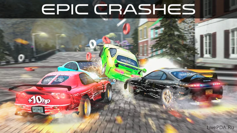 Скриншот для приложения Hard Racing for Android №3