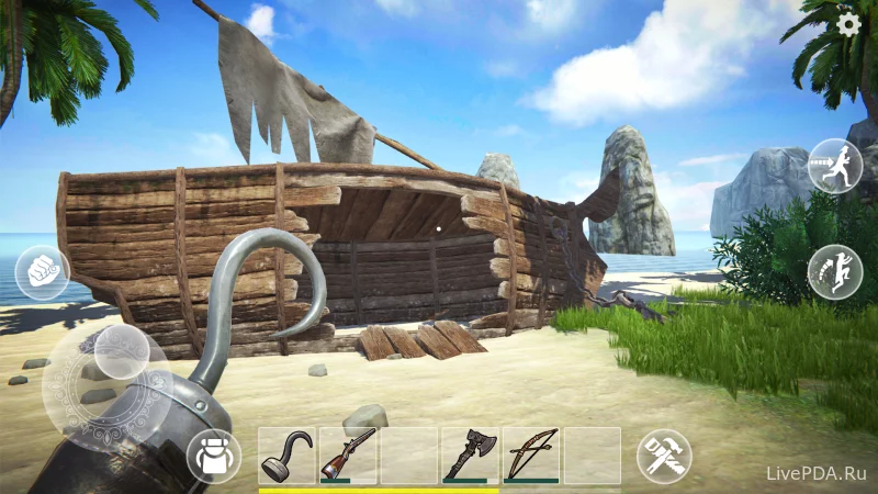 Скриншот для приложения Last Pirate: Island Survival №1