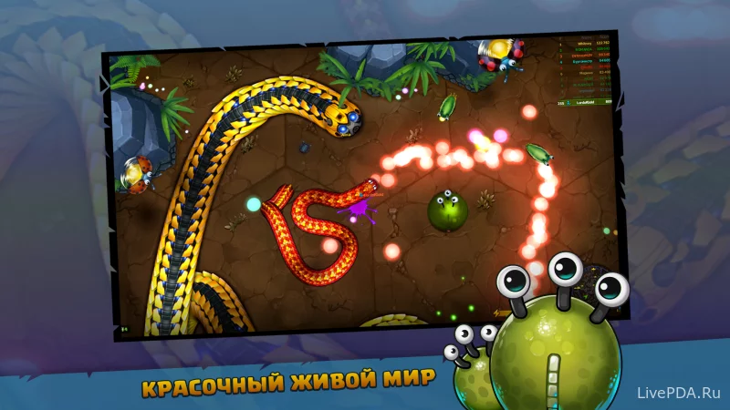 Скриншот для приложения Little Big Snake (мод, без рекламы) №1