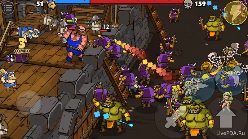 Скриншот для приложения Maximus 2: Fantasy Beat Em Up! for Android №2