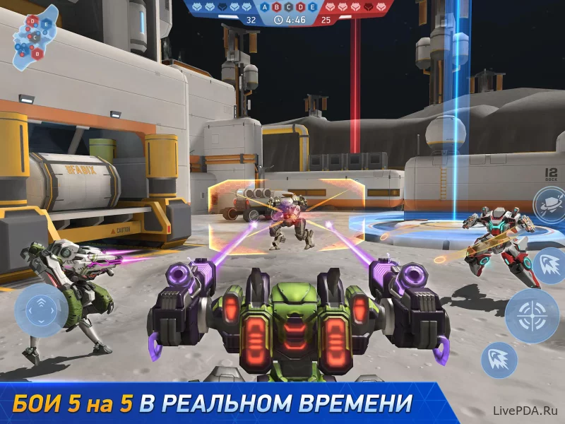 Скриншот для приложения Mech Arena: Robot Showdown (hacking, mod) for Android №2