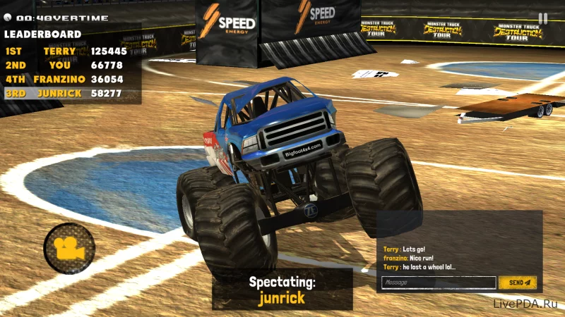 Скриншот для приложения Monster Truck Destruction №3