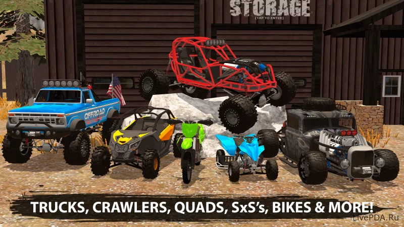 Скриншот для приложения Offroad Outlaws №1