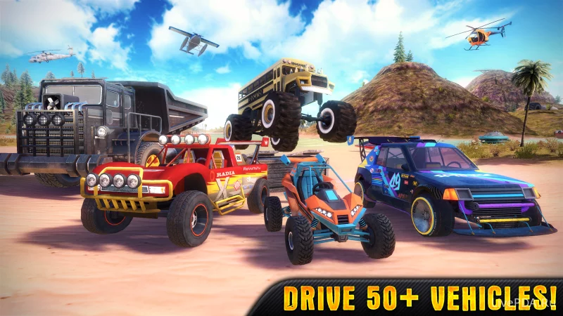 Скриншот для приложения OTR - Offroad Car Driving Game №1