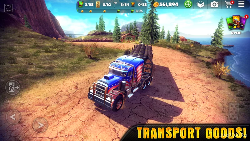 Скриншот для приложения OTR - Offroad Car Driving Game №5