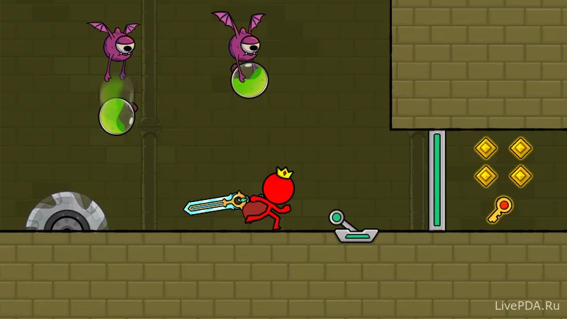 Скриншот для приложения Red Stickman: Stickman Fights for Android №2