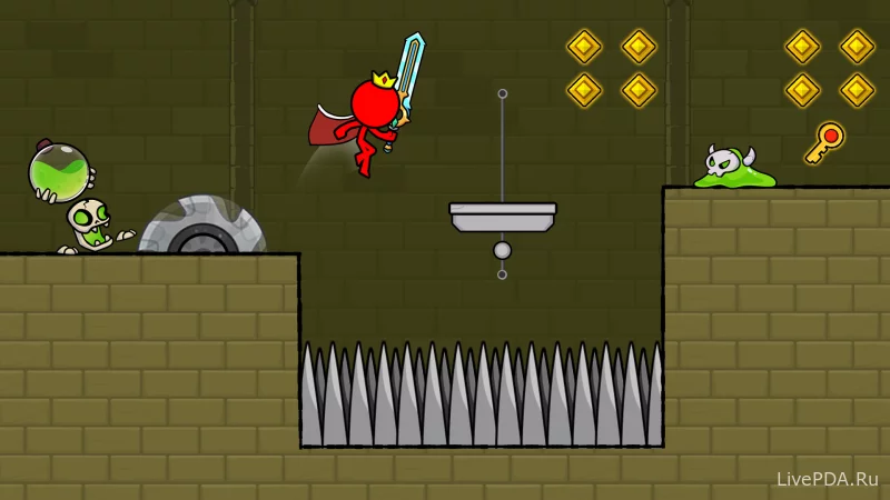 Скриншот для приложения Red Stickman: Stickman Fights for Android №3