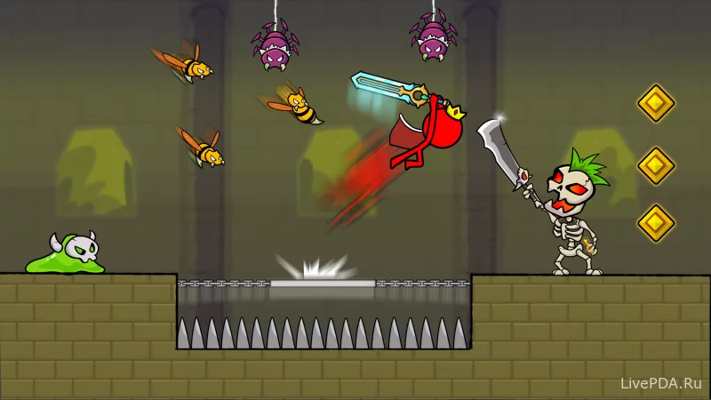 Скриншот для приложения Red Stickman: Stickman Fights for Android №4