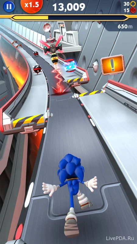 Скриншот для приложения Sonic Dash 2: Sonic Boom №3