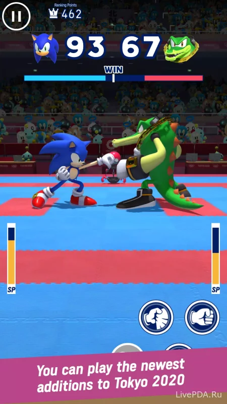 Скриншот для приложения Sonic at the Olympic Games for Android №4