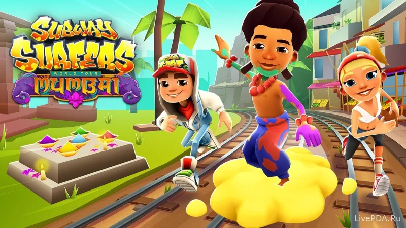 Скриншот для приложения Subway Surfers Mumbai №1