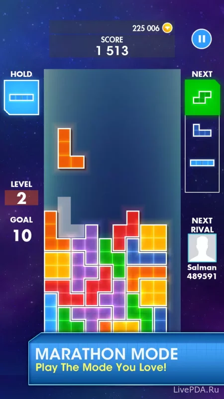 Скриншот для приложения TETRIS №2