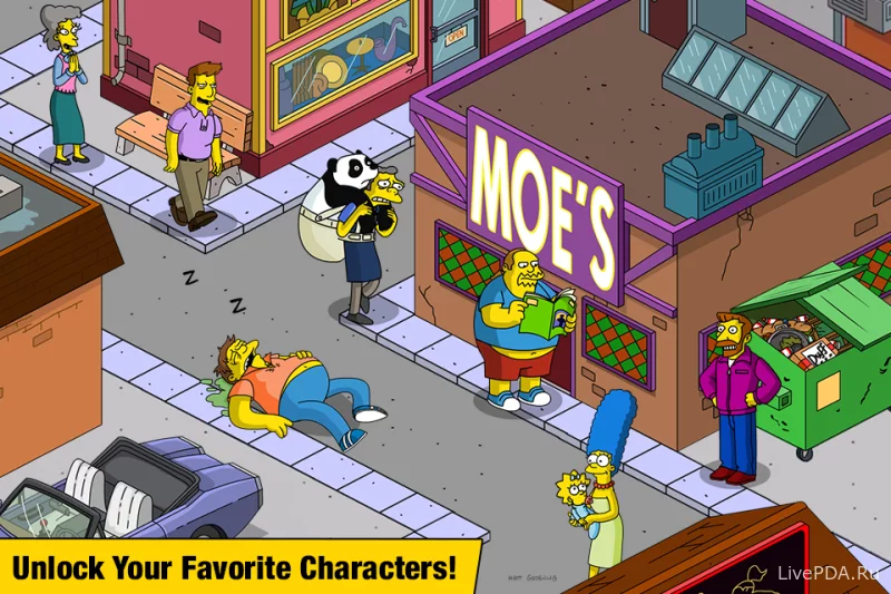 Скриншот для приложения The Simpsons: Tapped Out №2