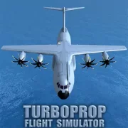 Turboprop Flight Simulator 3D para Andróide